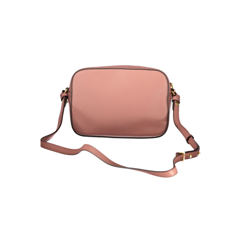 Sac à main en cuir rose Coccinelle