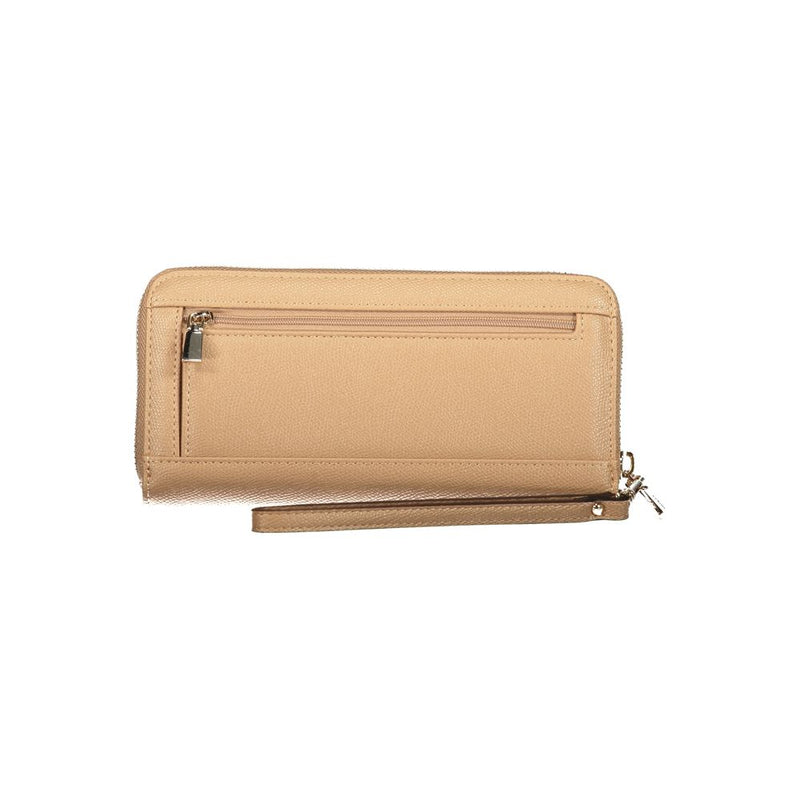Portefeuille Guess Jeans en polyéthylène beige