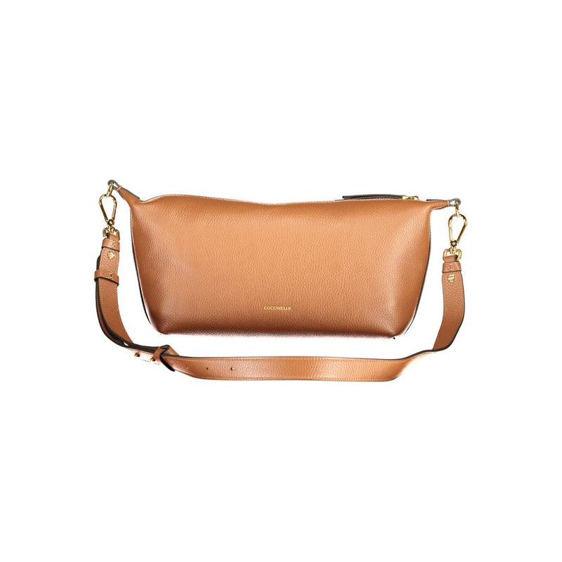 Sac à main en cuir marron Coccinelle