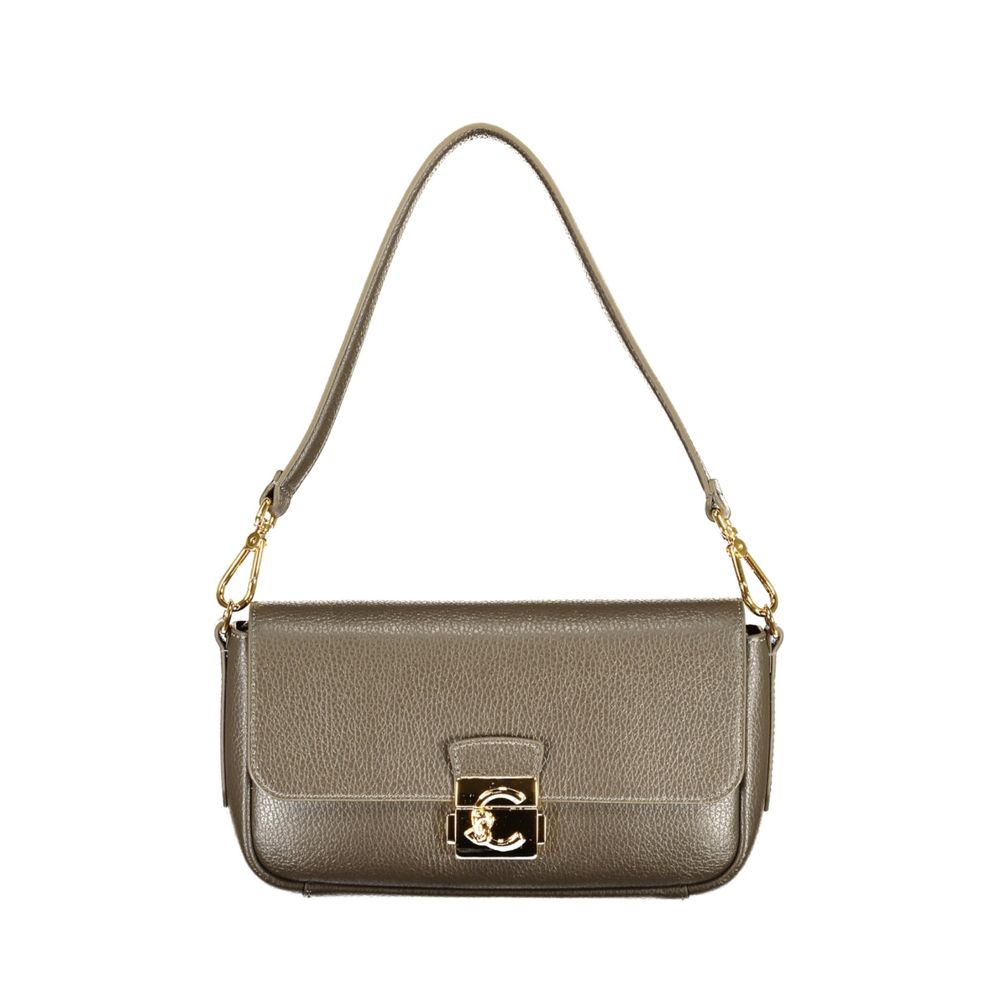 Sac à main en cuir marron Coccinelle