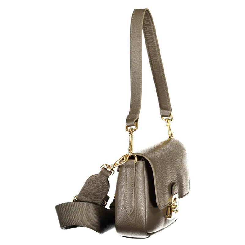 Sac à main en cuir marron Coccinelle