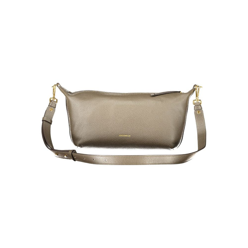 Sac à main en cuir marron Coccinelle