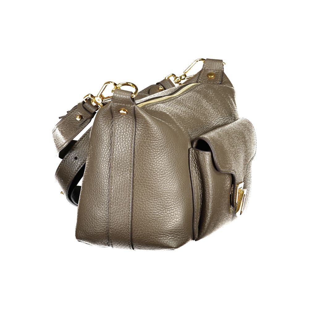 Sac à main en cuir marron Coccinelle