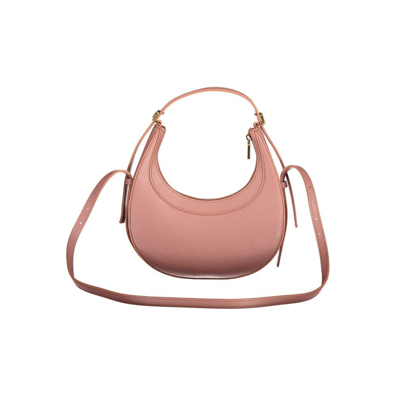 Sac à main en cuir rose Coccinelle