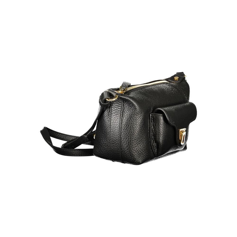 Sac à main en cuir noir Coccinelle