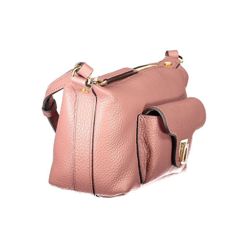 Sac à main en cuir rose Coccinelle