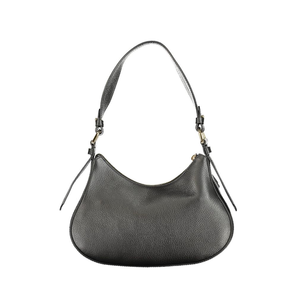 Sac à main en cuir noir Coccinelle