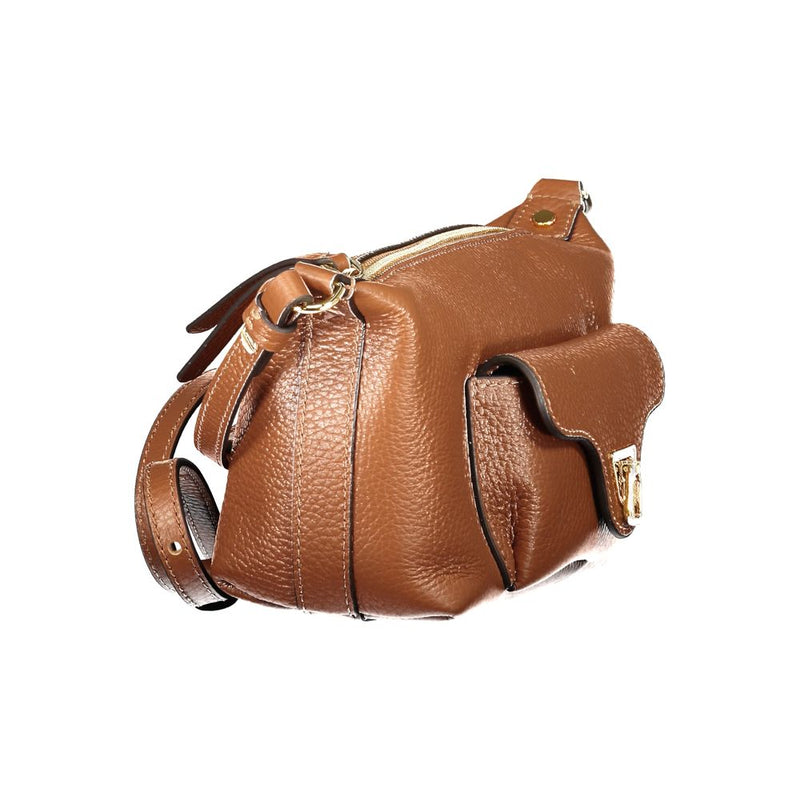Sac à main en cuir marron Coccinelle
