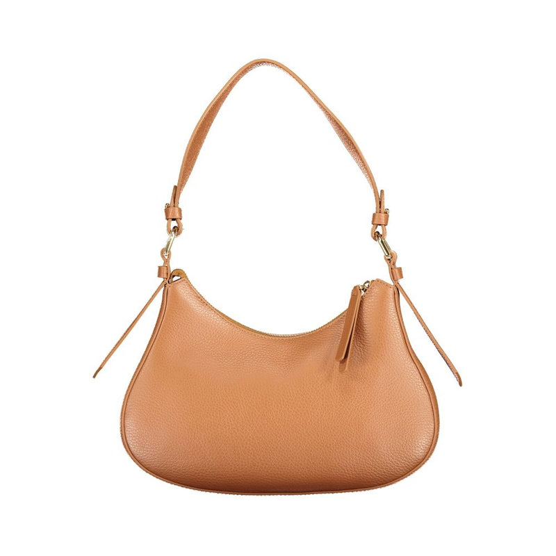 Sac à main en cuir marron Coccinelle