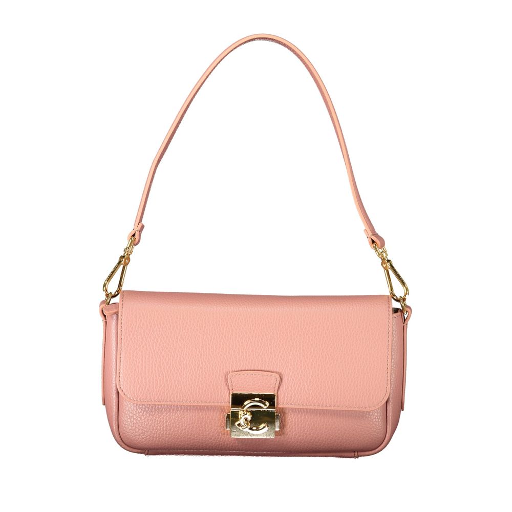 Sac à main en cuir rose Coccinelle