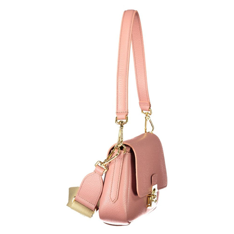 Sac à main en cuir rose Coccinelle