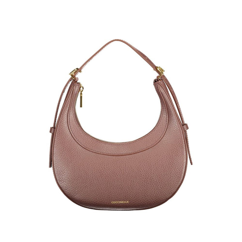 Sac à main en cuir marron Coccinelle