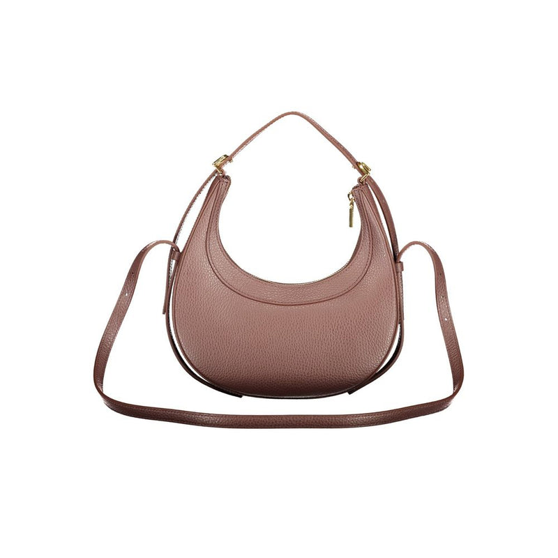 Sac à main en cuir marron Coccinelle