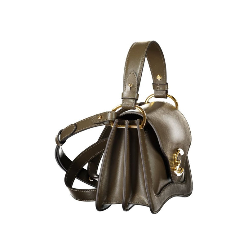 Sac à main en cuir marron Coccinelle