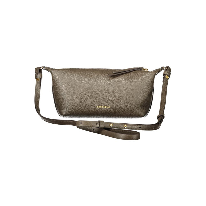 Sac à main en cuir marron Coccinelle