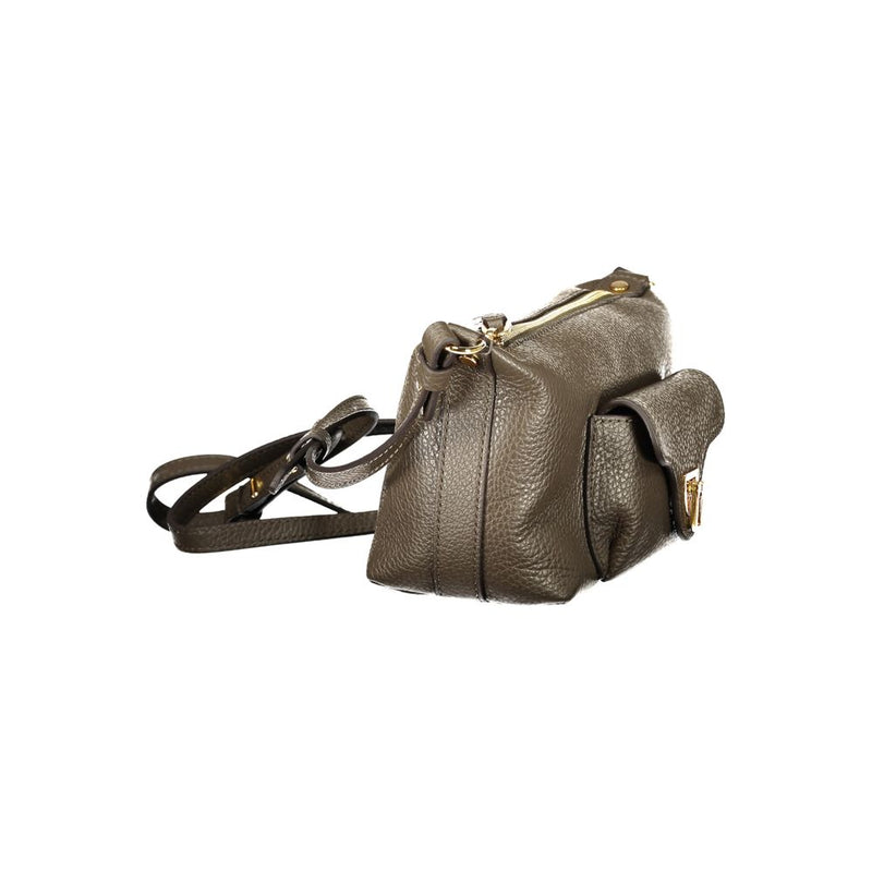 Sac à main en cuir marron Coccinelle