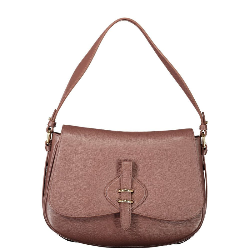 Sac à main en cuir marron Coccinelle