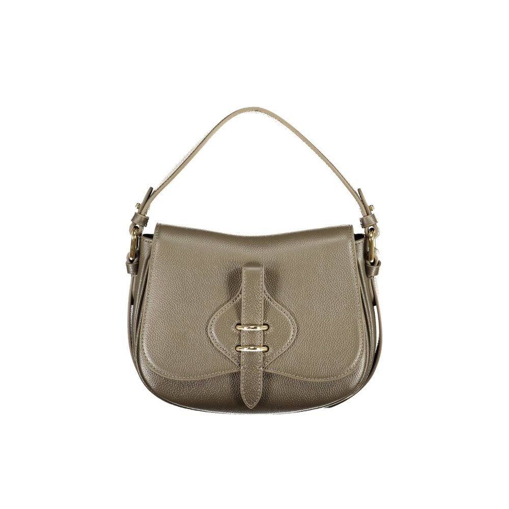 Sac à main en cuir marron Coccinelle