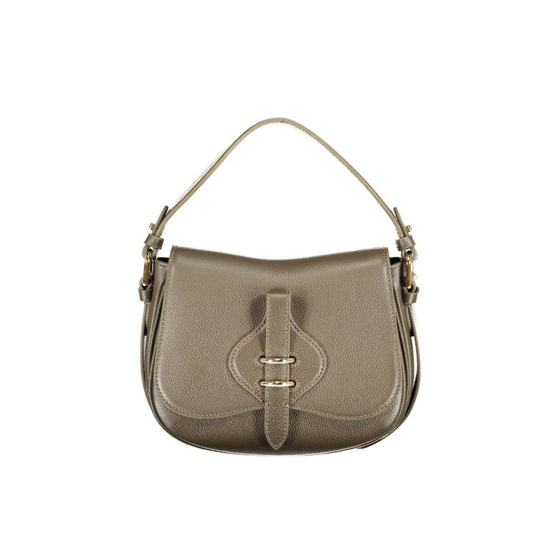 Sac à main en cuir marron Coccinelle