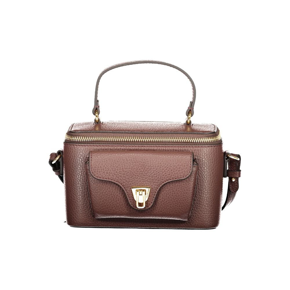 Sac à main en cuir marron Coccinelle