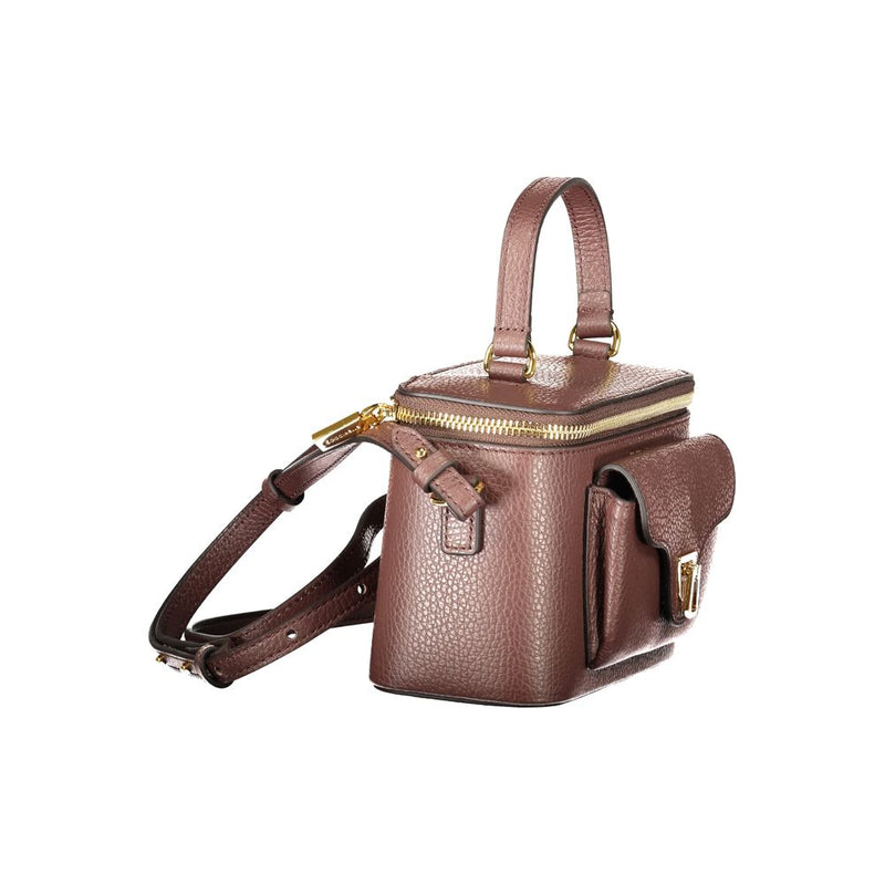 Sac à main en cuir marron Coccinelle