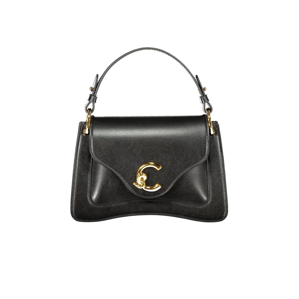 Sac à main en cuir noir Coccinelle