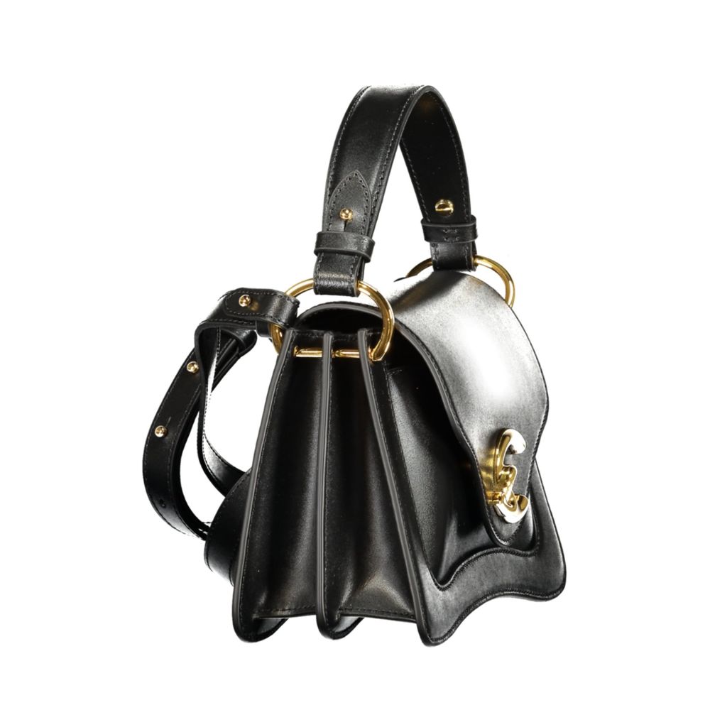 Sac à main en cuir noir Coccinelle