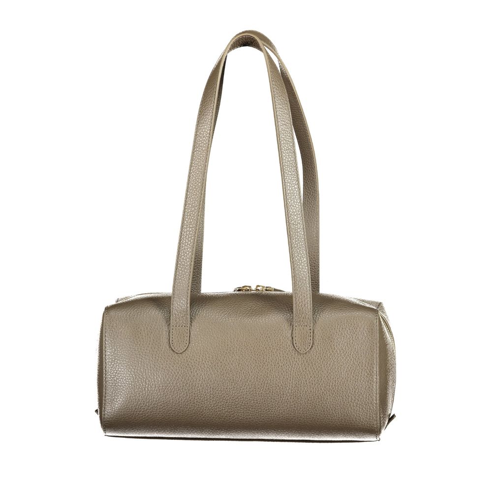 Sac à main en cuir marron Coccinelle
