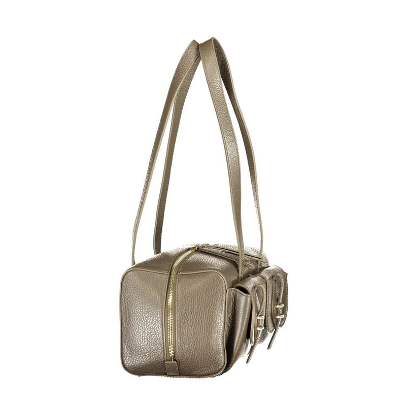 Sac à main en cuir marron Coccinelle