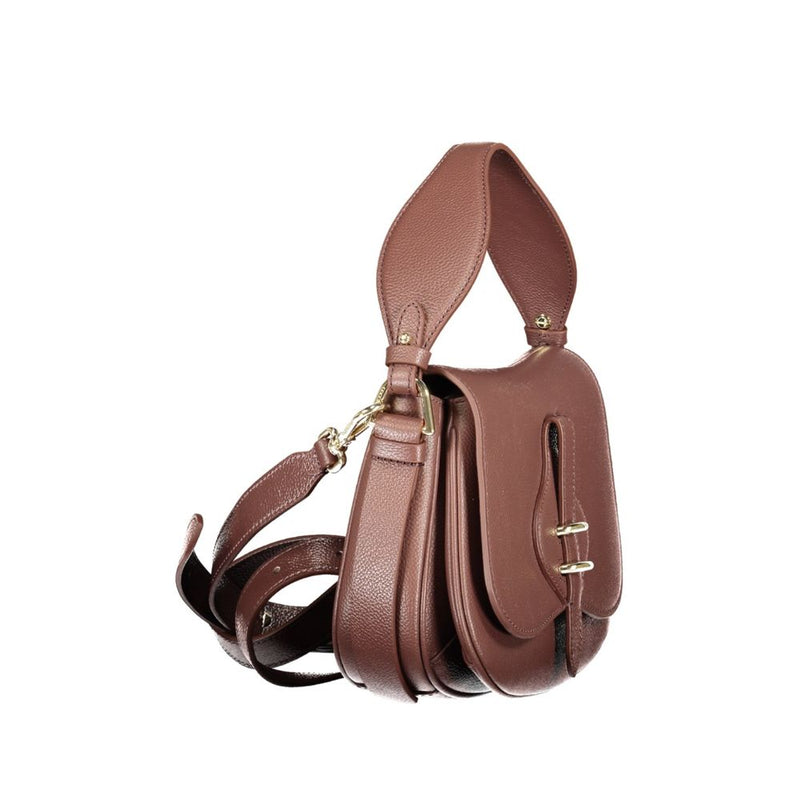 Sac à main en cuir marron Coccinelle