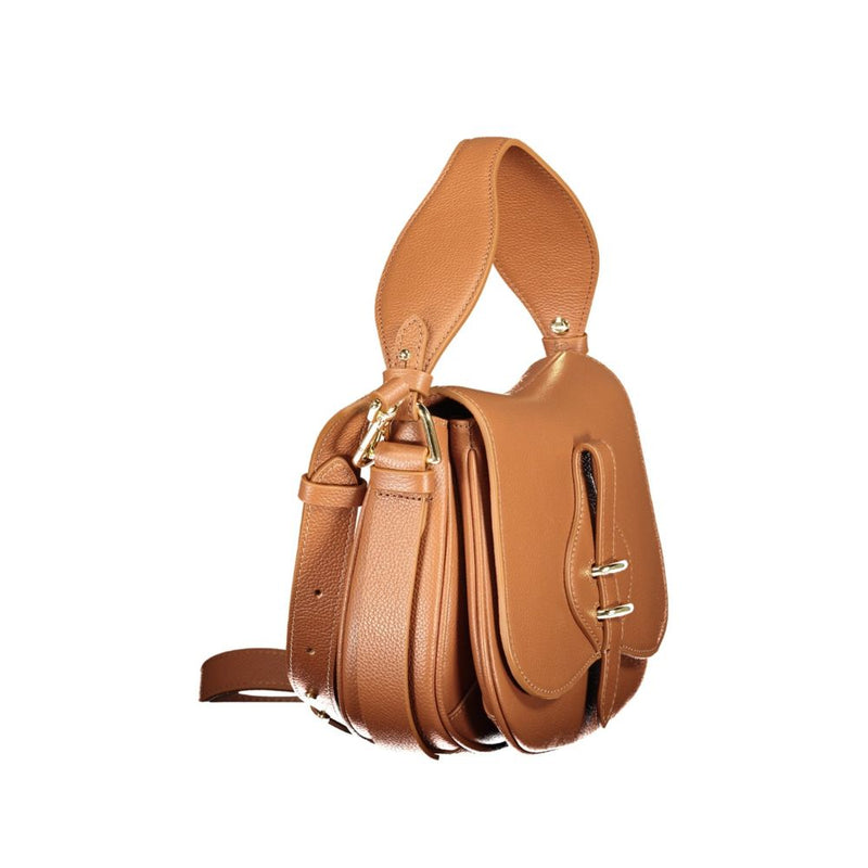 Sac à main en cuir marron Coccinelle