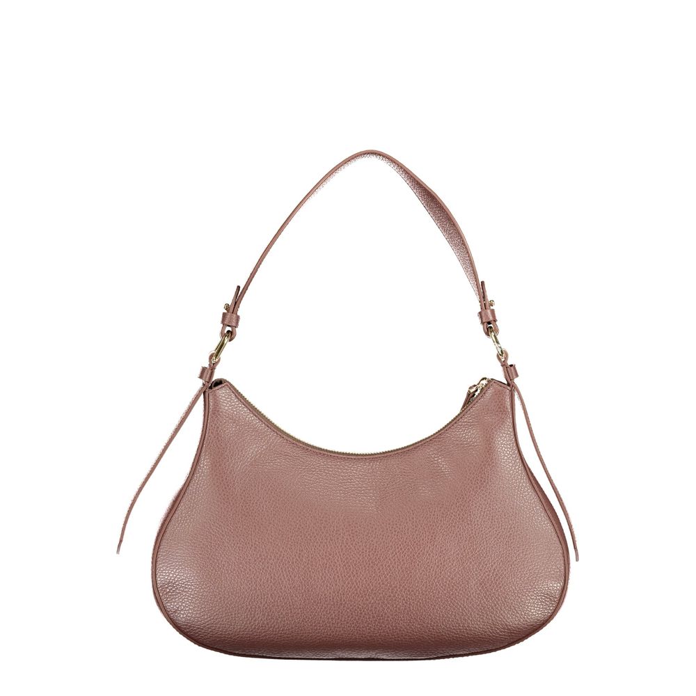 Sac à main en cuir marron Coccinelle