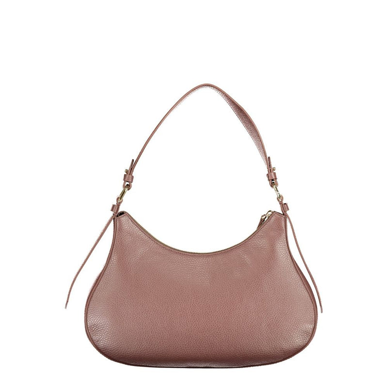 Sac à main en cuir marron Coccinelle
