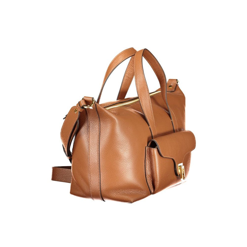 Sac à main en cuir marron Coccinelle