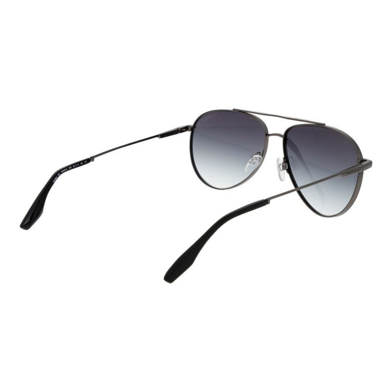 Lunettes de soleil Trussardi en acier inoxydable gris