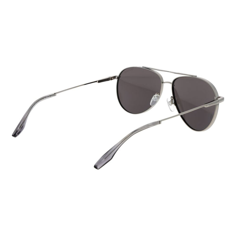 Lunettes de soleil Trussardi en acier inoxydable argenté