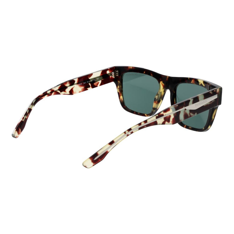Lunettes de soleil Trussardi en acétate marron