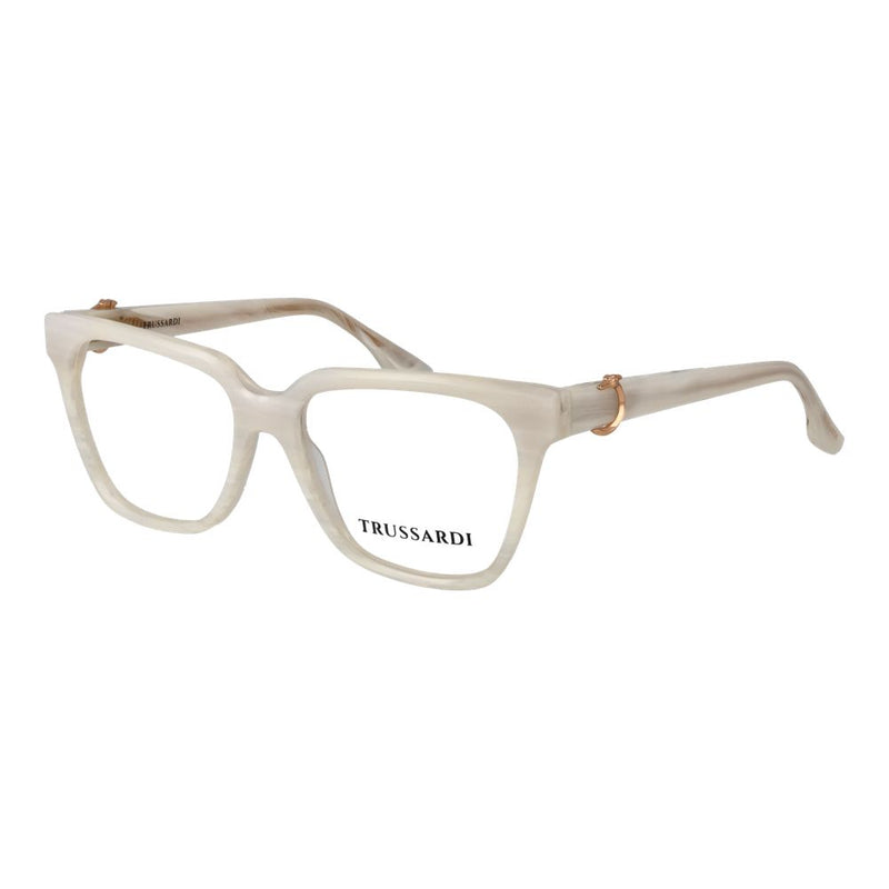 Lunettes (Monture) Trussardi en acétate blanc