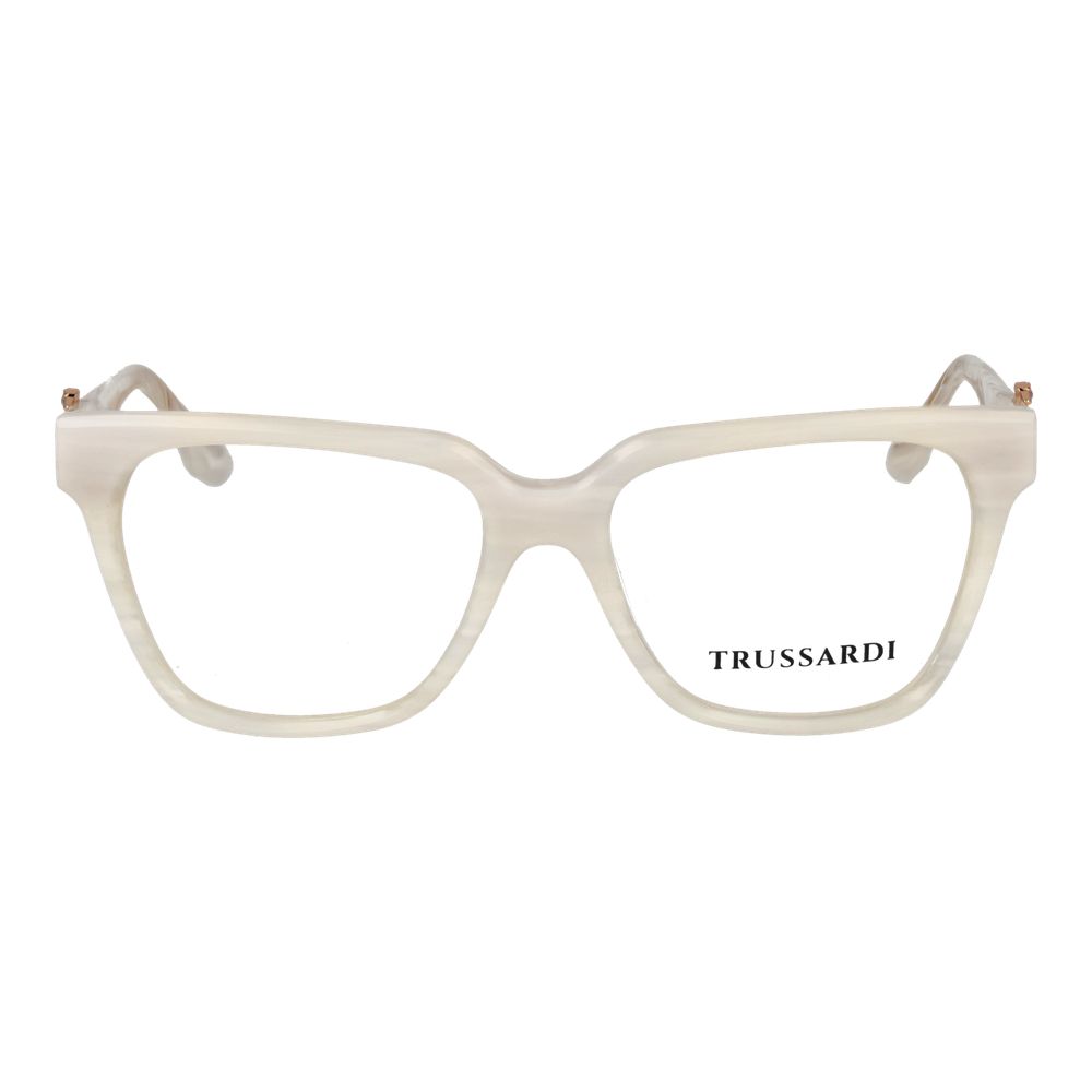 Lunettes (Monture) Trussardi en acétate blanc