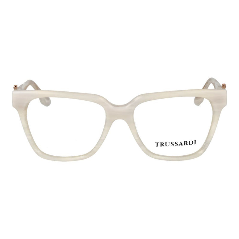 Lunettes (Monture) Trussardi en acétate blanc