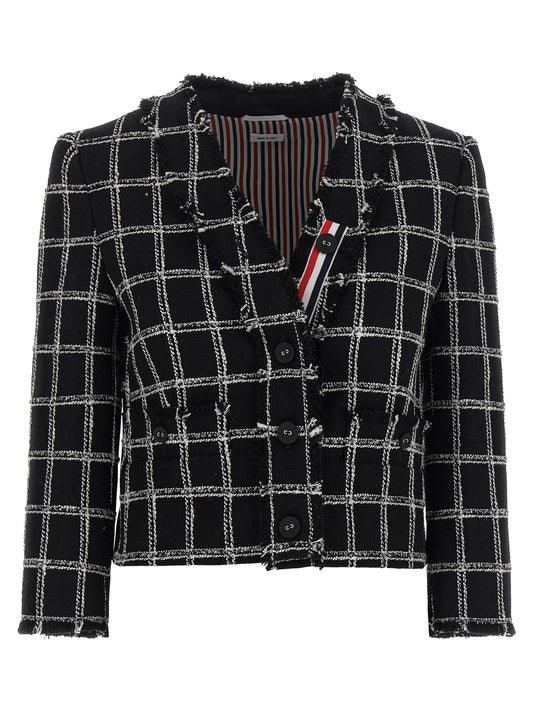 Blazer en coton multicolore Thom Browne