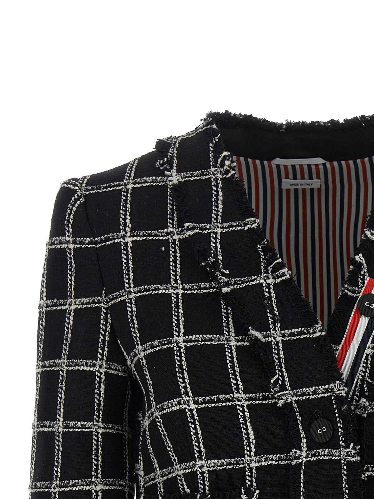 Blazer en coton multicolore Thom Browne