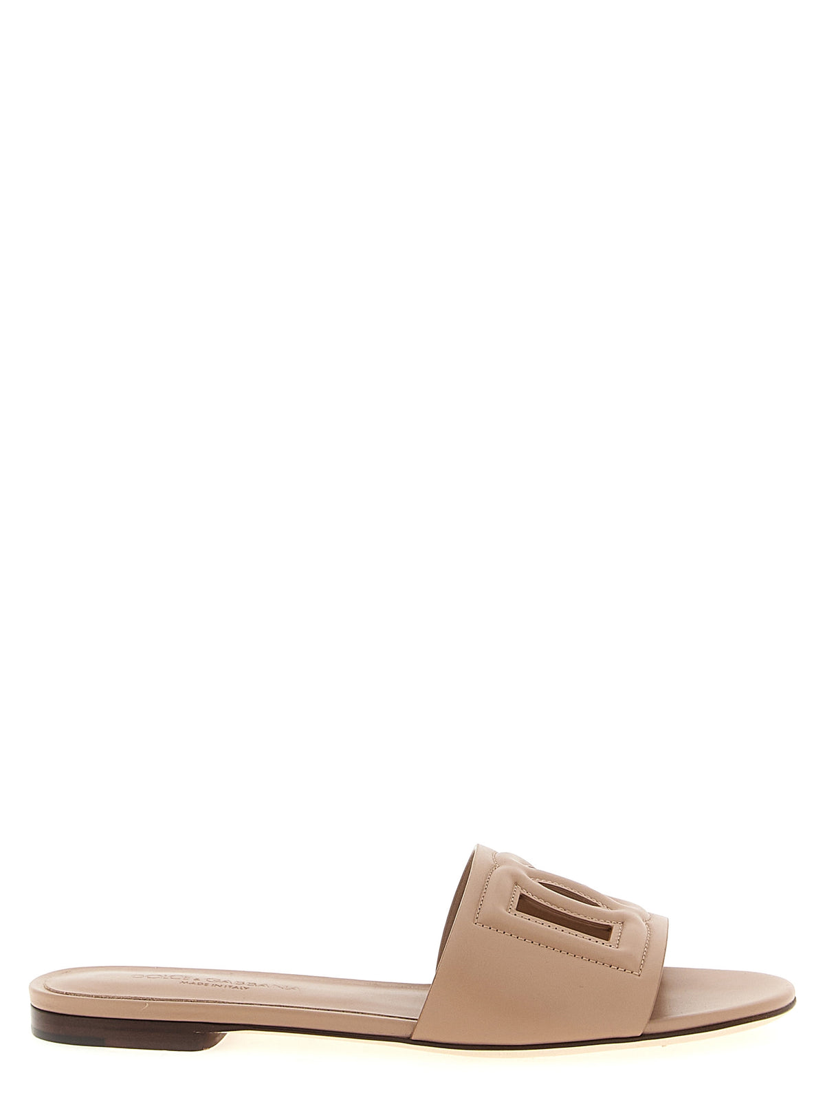 Mules Dolce & Gabbana en veau beige
