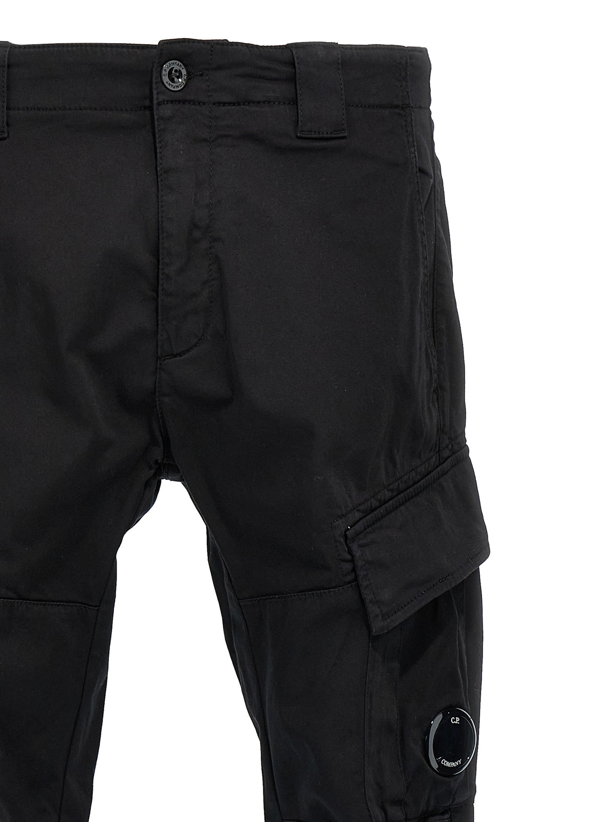 Pantalon cargo C.P. Company noir en coton