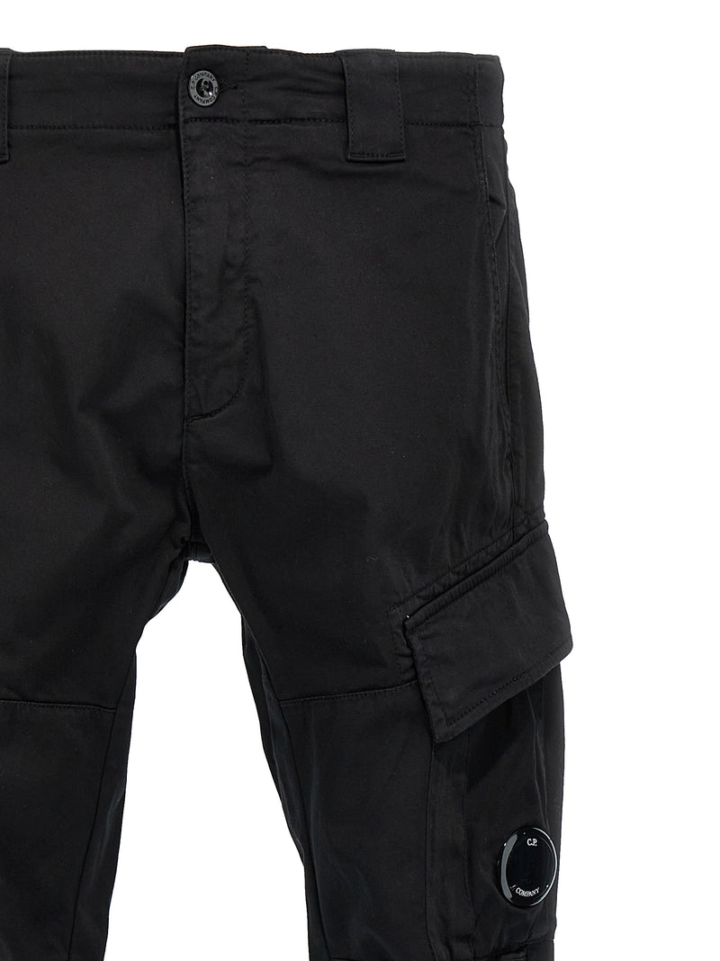 Pantalon cargo C.P. Company noir en coton