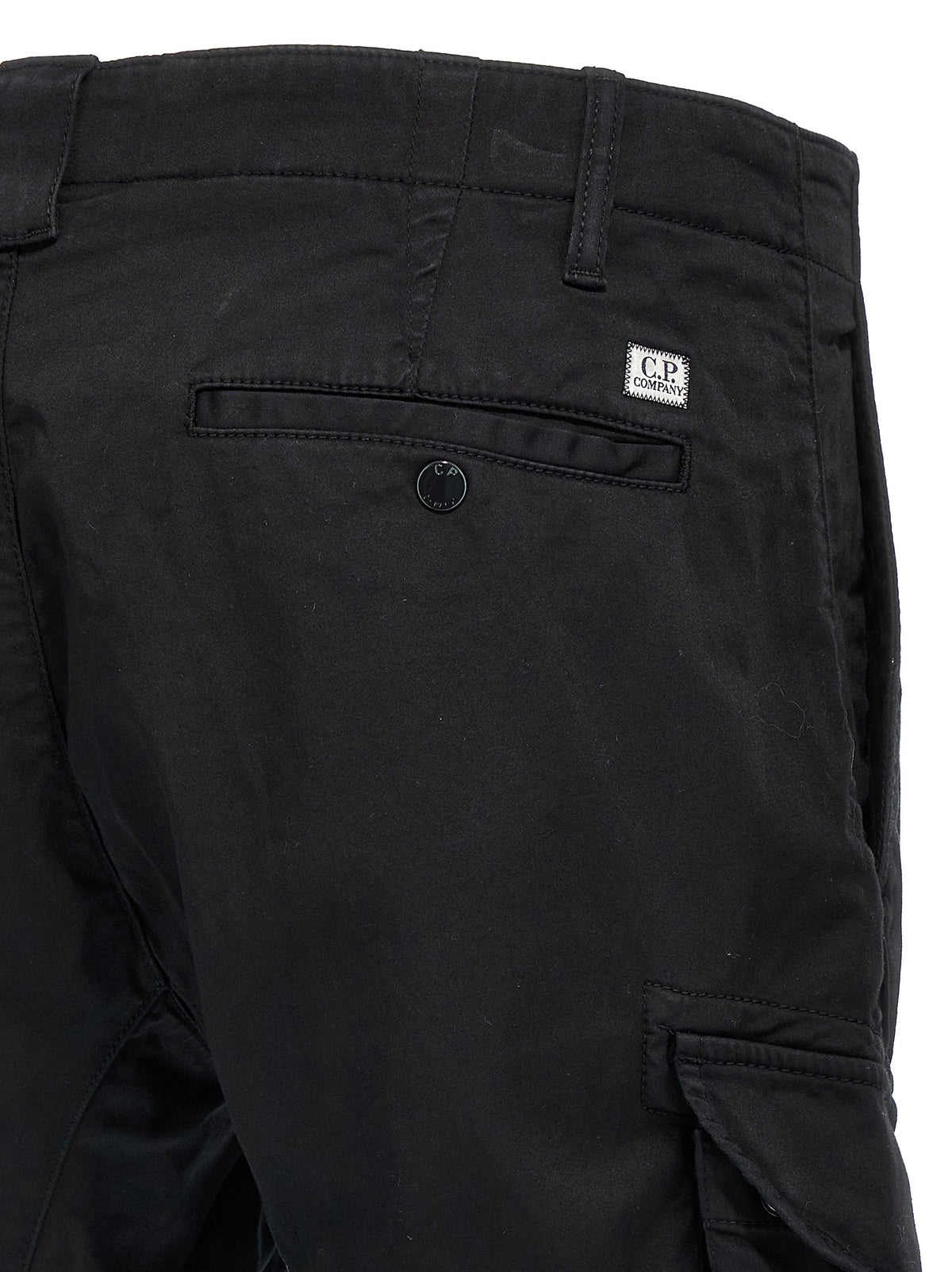 Pantalon cargo C.P. Company noir en coton