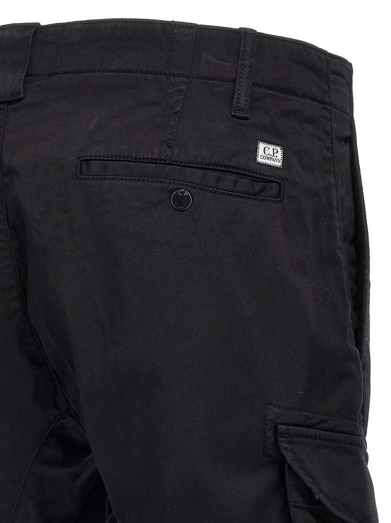 Pantalon cargo C.P. Company noir en coton