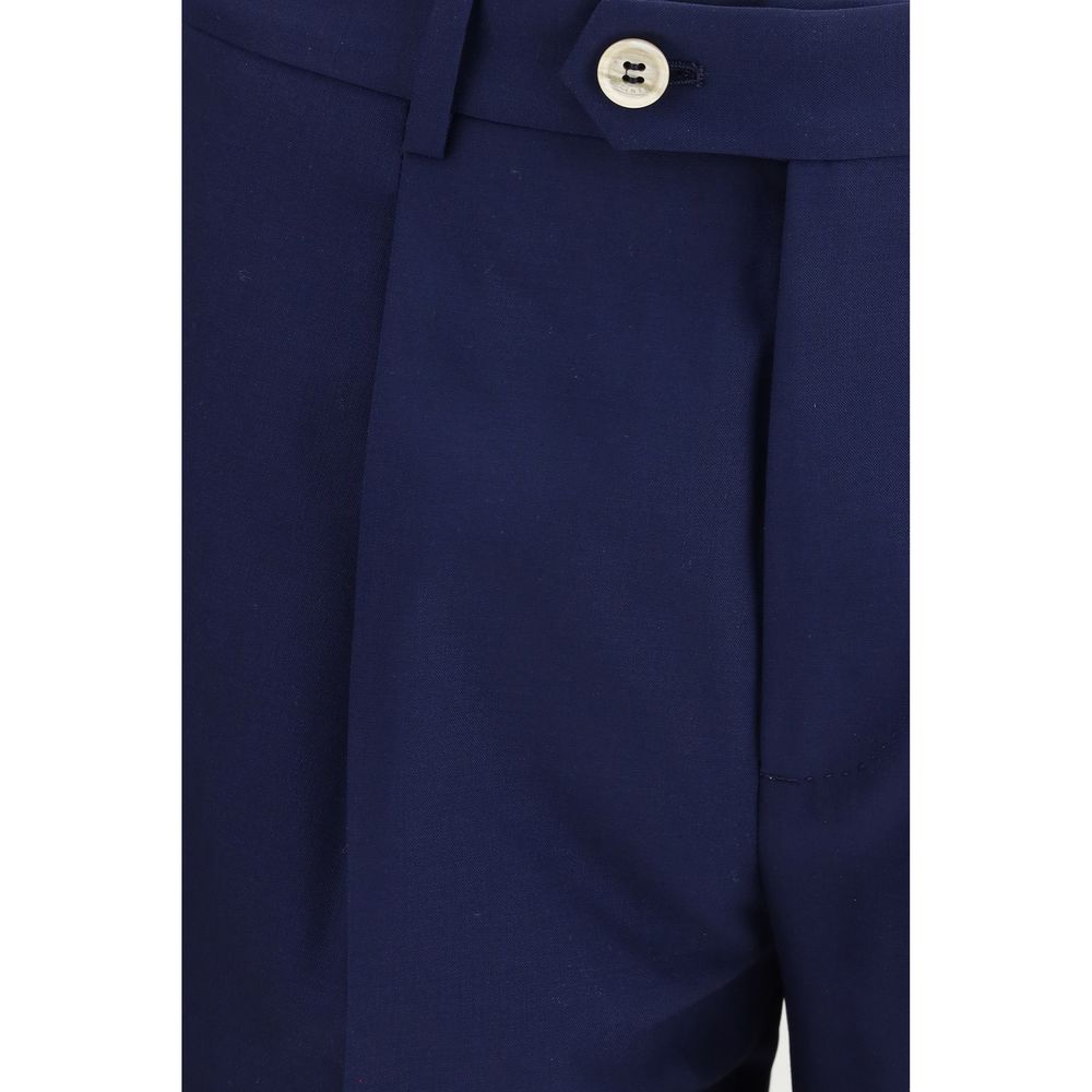 Costume deux-pièces en laine bleu Brunello Cucinelli Oves Aries