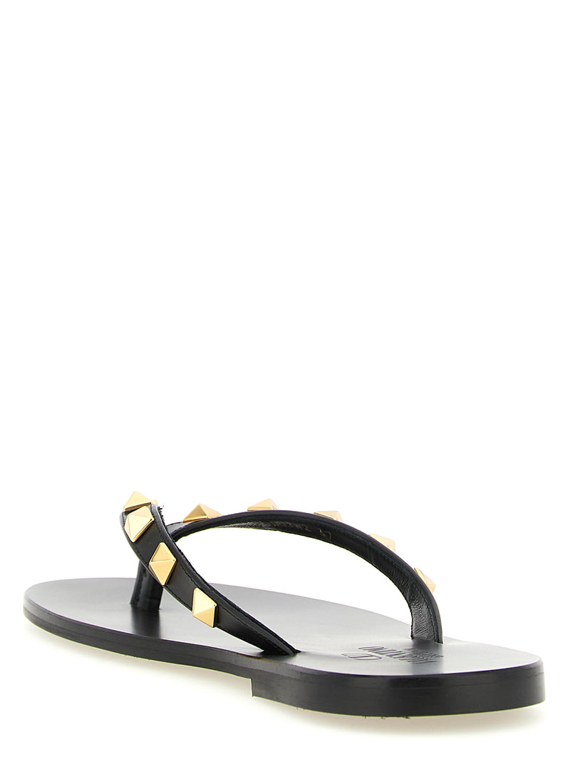 Mules Valentino Garavani en veau noir