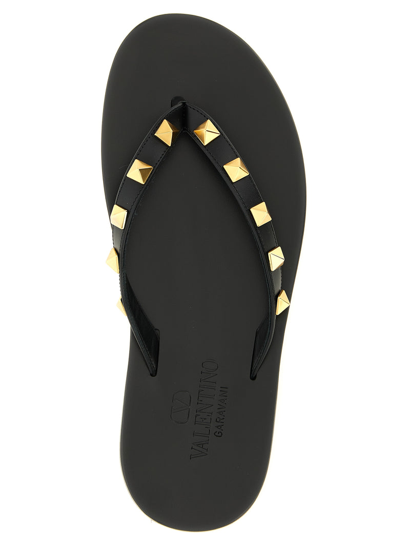 Mules Valentino Garavani en veau noir
